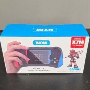OH‎ YOUTH X7M Handheld Game Console 3.5" HD Screen 500 Games 1200mAh Battery